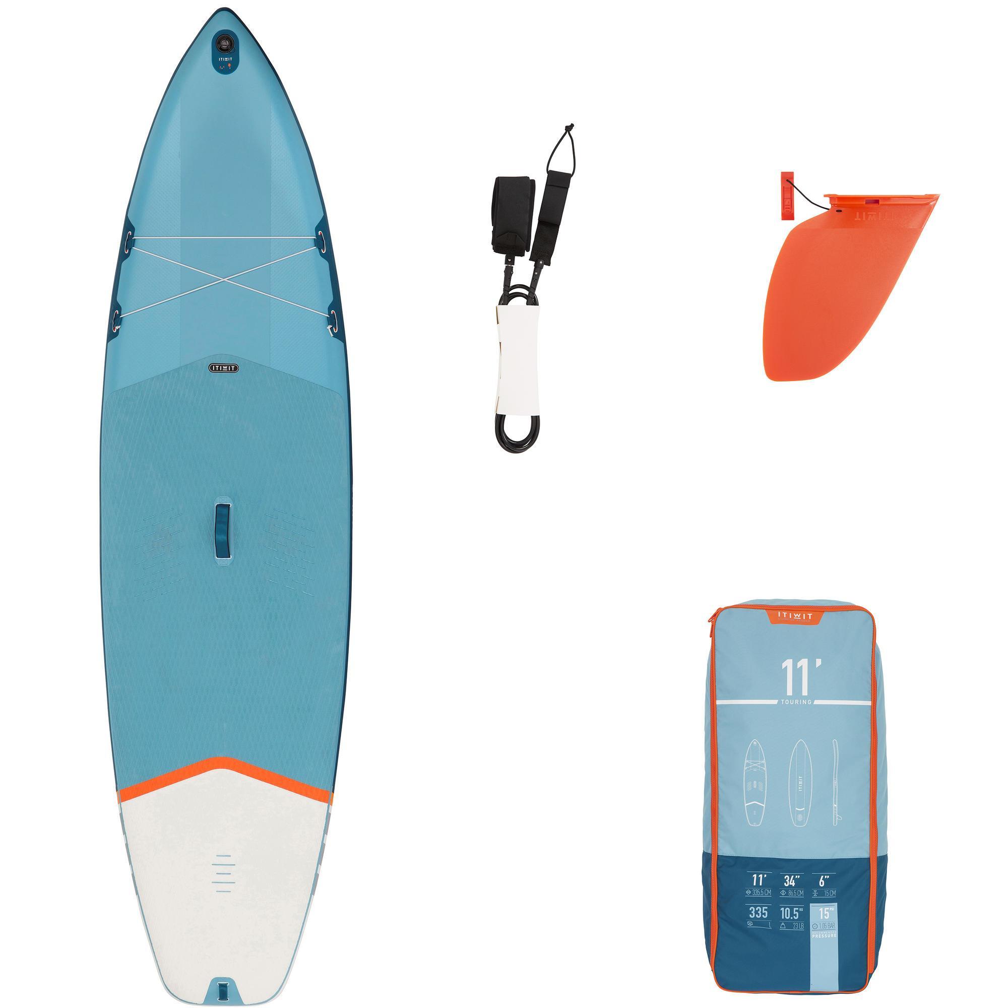 Nafukovací paddleboard X100 11' pro začátečníky modrý