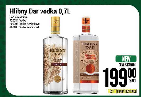Hlibny Dar vodka 0,7 L