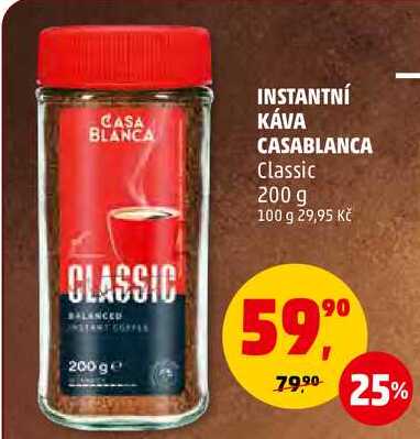 INSTANTNÍ KÁVA CASABLANCA Classic, 200 g 