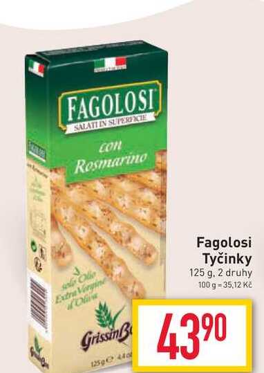 Fagolosi Tyčinky 125 g