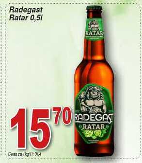 Radegast Ratar Pivo 0,5l v akci