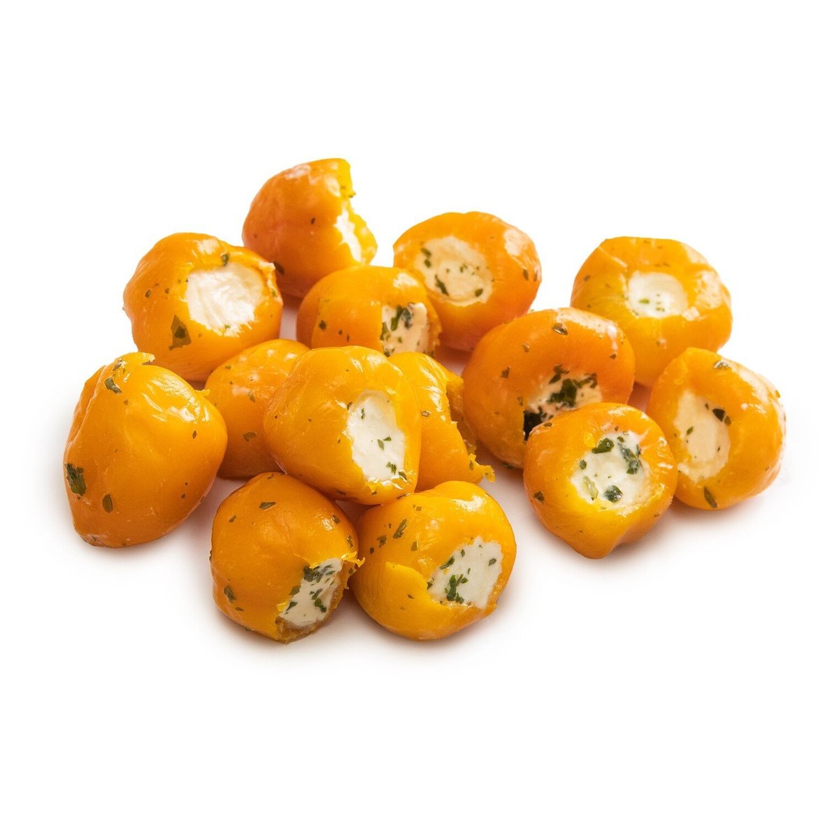 Rohlik.cz Oranžové papriky plněné sýrem v oleji