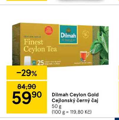 Dilmah Dilmah Ceylon Gold Cejlonský černý čaj 50 g