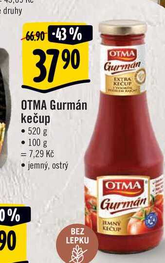  OTMA Gurman kečup 520 g