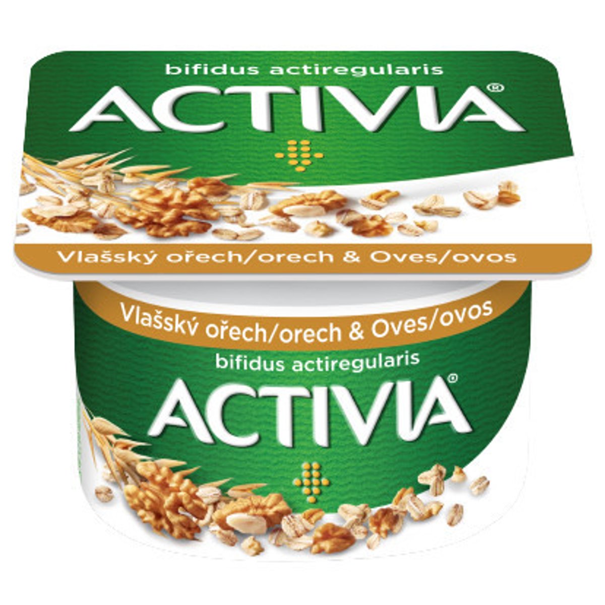 Activia Probiotický jogurt vlašský ořech a oves
