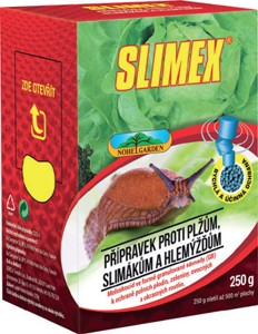 Slimex přípravek proti plžům,
slimákům a hlemýžďům,