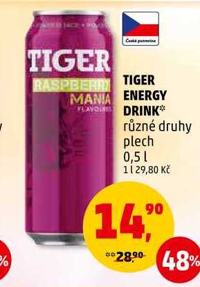 TIGER ENERGY DRINK, 0,5 l