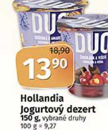 Hollandia Jogurtový dezert 150 g, vybrané druhy 
