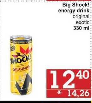 Big Shock! energy drink, 330 ml 
