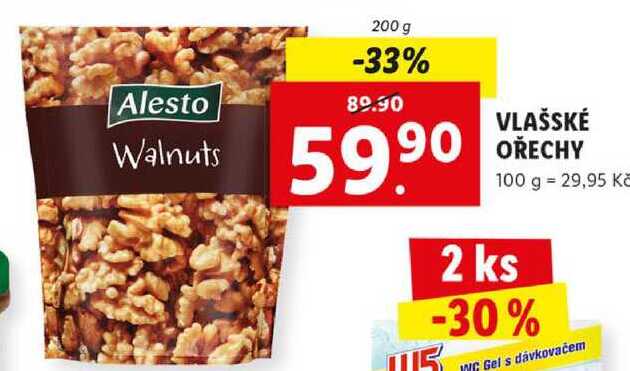 VLAŠSKÉ OŘECHY, 200 g