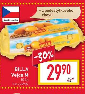 BILLA Vejce M 10ks