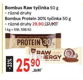 Bombus Protein 30% tyčinka 50 g v akci