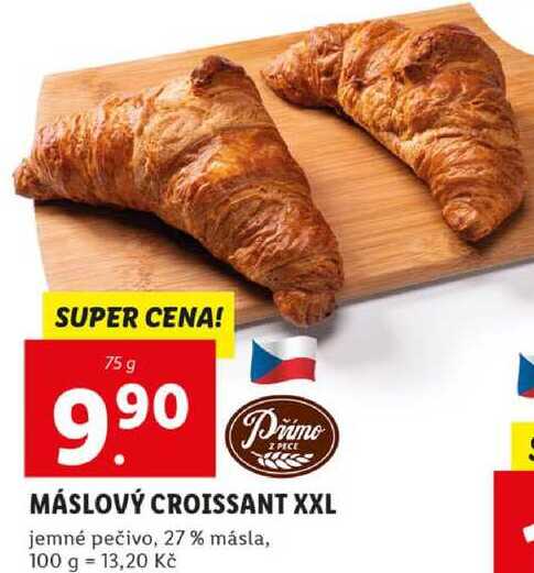 MÁSLOVÝ CROISSANT XXL, 75 g