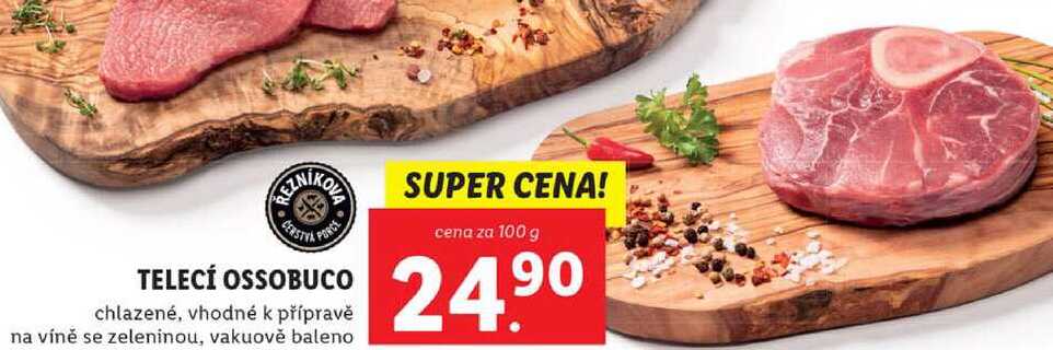 TELECÍ OSSOBUCO, cena za 100 g