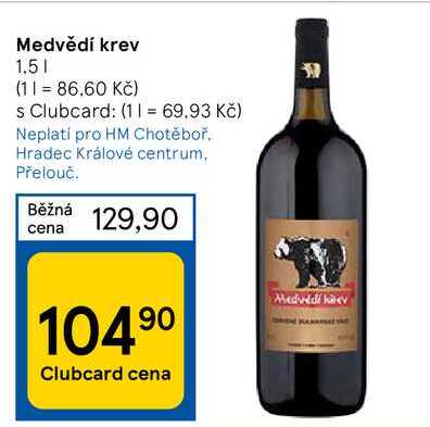 Medvedi Krev Cena () Medvedi Krev Cena