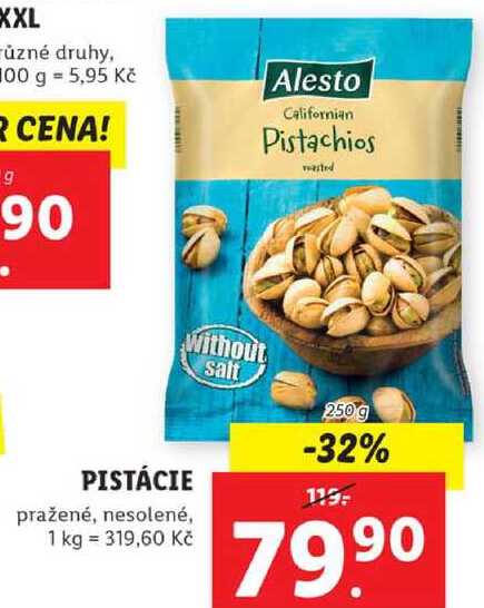PISTÁCIE, 250 g