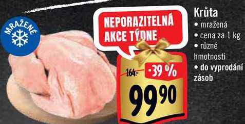 Krůta mražená, cena za 1 kg