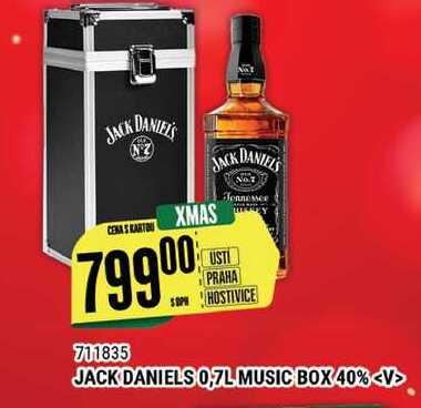 JACK DANIELS 0,7L MUSIC BOX 40% <V>