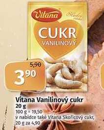 Vitana Vanilinový cukr 20 g v akci