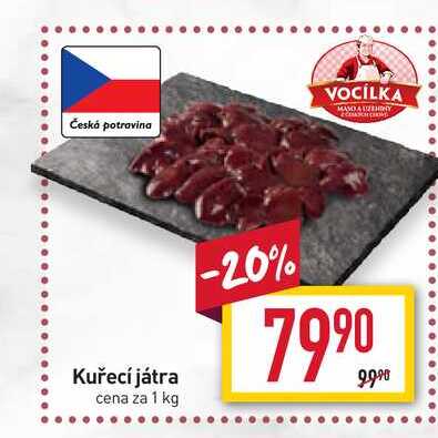 Kuřecí játra cena za 1 kg 