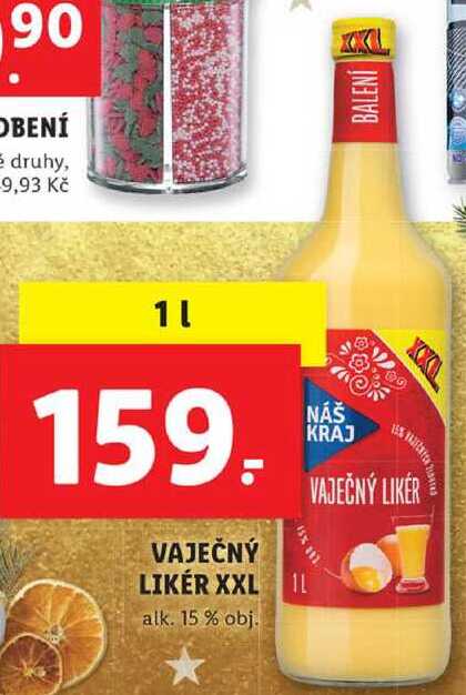 VAJEČNÝ LIKÉR XXL, 1 l