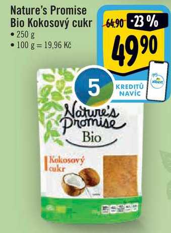 Nature's Promise Bio Kokosový cukr, 250 g v akci