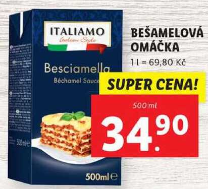 BEŠAMELOVÁ OMÁČKA, 500 ml