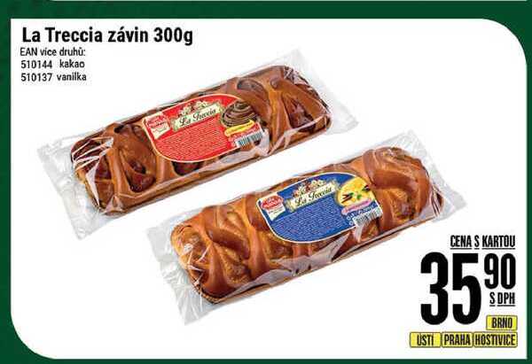 ARCHIV, La Treccia závin 300 g v akci platné do: 21.2.2023