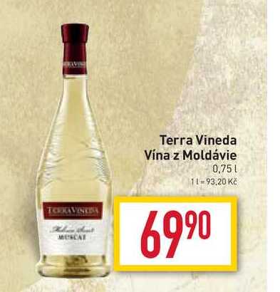 Terra Vineda Vína z Moldávie 0,75l