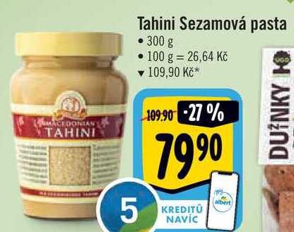 Tahini Sezamová pasta, 300 g