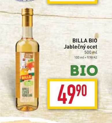 BILLA BIO Jablečný ocet 500 ml