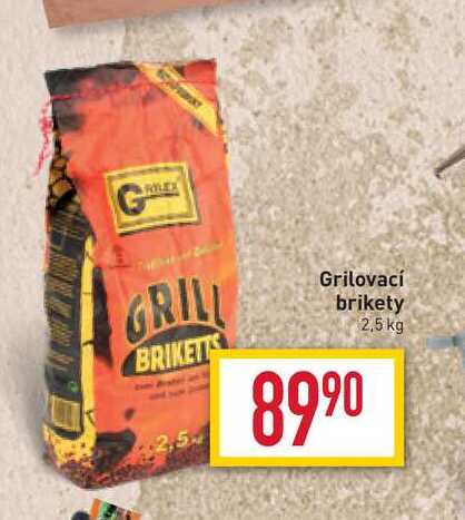 Grilovací brikety 2,5 kg 