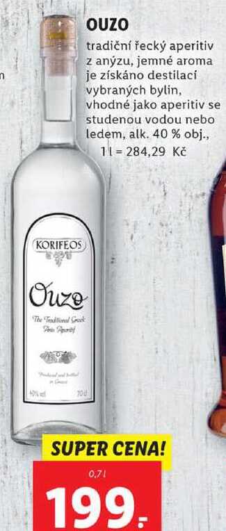 OUZO, 0,7 l