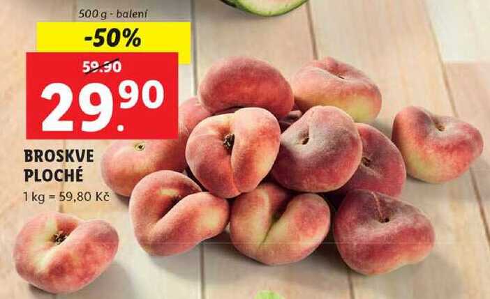 BROSKVE PLOCHÉ, 500 g