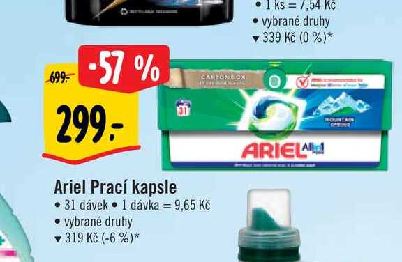 Ariel Prací kapsle • 31 dávek Albert