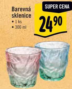 Barevná sklenice