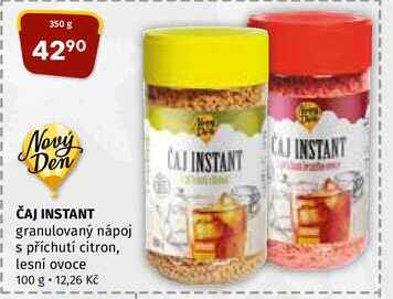 Nový Den ČAJ INSTANT granulovaný nápoj 350g