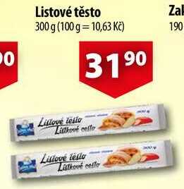 Listové těsto, 300 g