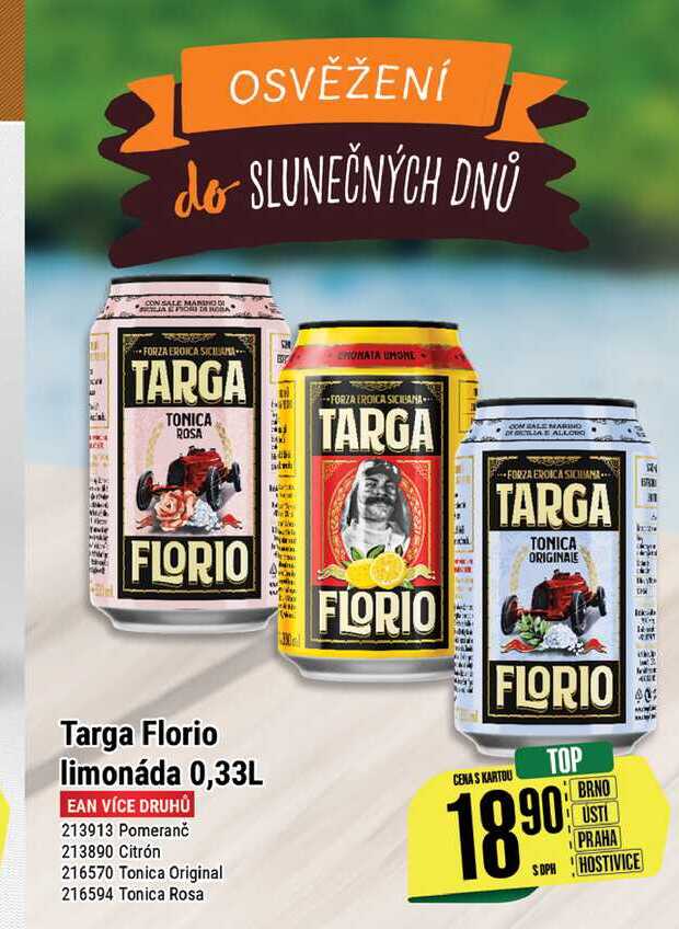 Targa Florio limonáda 0,33 L