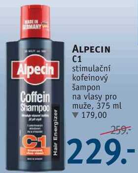 ALPECIN C1 stimulační kofeinový šampon, 375 ml ROSSMANN