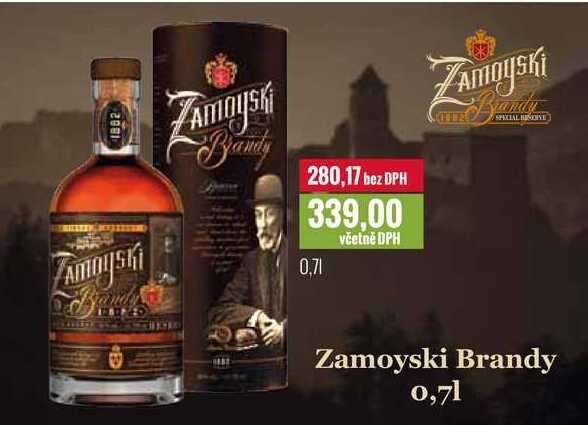 Zamoyski Brandy 0,7l
