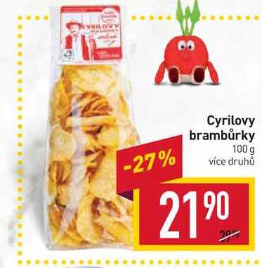 Cyrilovy brambůrky 100 g