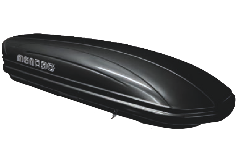 Střešní box Menabo Mania 460 Black - objem 460l / oboustranné otevírání / černý
