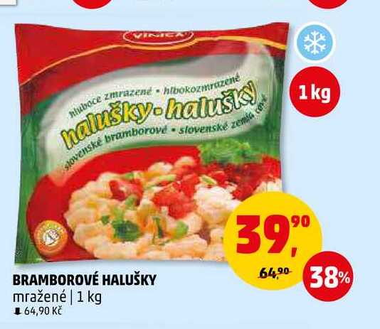 BRAMBOROVÉ HALUŠKY mražené 1kg