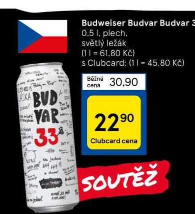 Budweiser Budvar Budvar 33 0.5 I