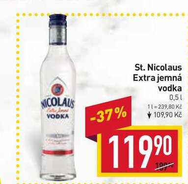 St. Nicolaus Extra jemná vodka 0,5l v akci