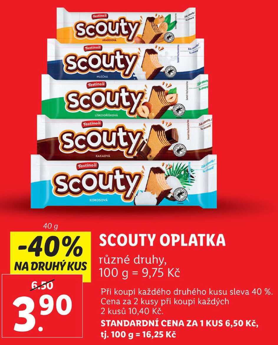 SCOUTY OPLATKA, 40 g