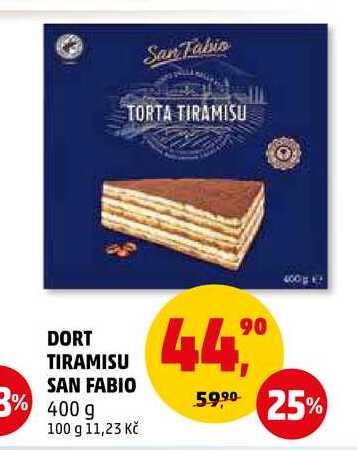 DORT TIRAMISU SAN FABIO, 400 g