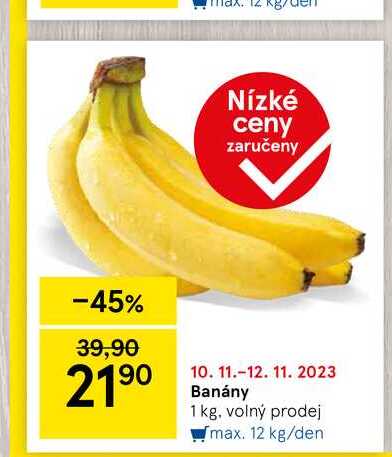 Banány 1 kg