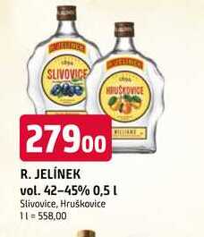 R. JELÍNEK Moravská hruška 40% 0.5l